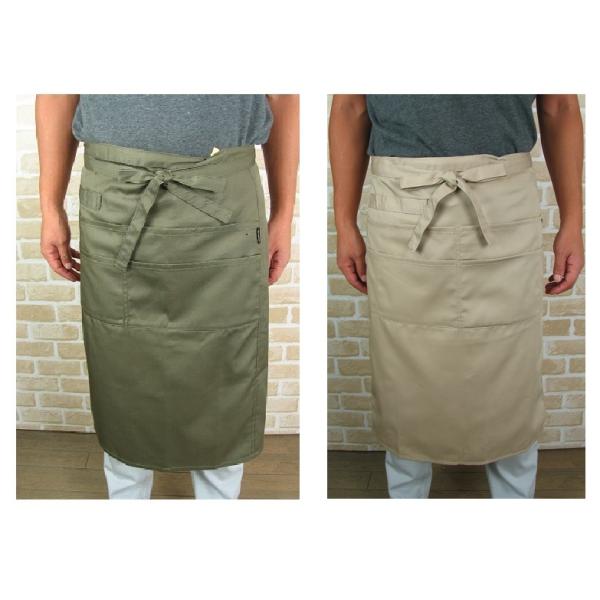 枚数限定特別価格】エプロン 男女兼用 おしゃれ 前掛け ロング 前結び