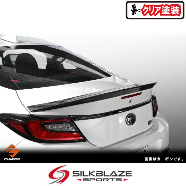 トヨタGR86ハチロク トランクスポイラー カーボン (クリア塗装)シルク