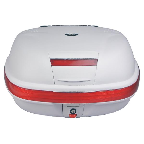AG-92リアボックス 容量43L ホワイト LEDストップランプ付 バイク キャリア取付用 汎用 Bike BOX パニアケース トップケース リアケース スクーター /【Buyee】 AG-92リアボックス 容量43L ホワイト LEDストップランプ付 バイク キャリア取付用 汎用 Bike BOX パニアケース トップケース リアケース スクーター /【Buyee】