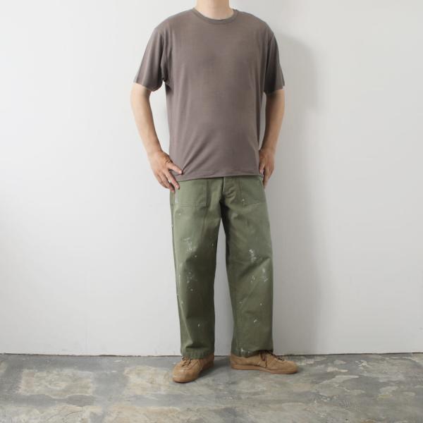 CAPERTICA カペルチカ ウールTシャツ Super140s ウオッシャブルウール CHESTNUT ベージュ系