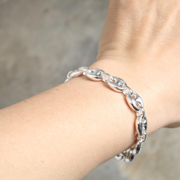 INTERIM インテリム マリーナ チェーン Tバー ブレスレット イタリアン シルバー925 グランド MARINA CHAIN T-BAR BRACELET SILVER925 GRAND シルバー