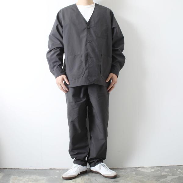 BURLAP OUTFITTER バーラップアウトフィッター サプレックスナイロン ペン ジャケット ライトウエイト チャコールグレー PEN JACKET RAVEN