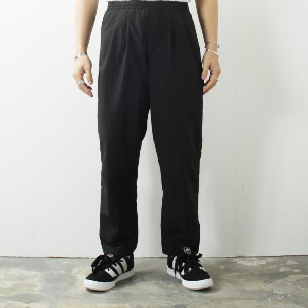 BURLAP OUTFITTER バーラップアウトフィッター サプレックスナイロン トラックパンツ ブラック TRACK PANT BLACK