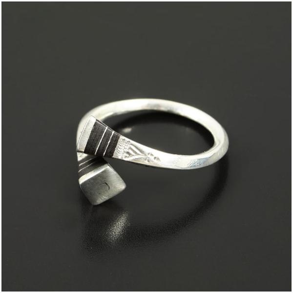TOUAREG SILVER JEWELRY トゥアレグ シルバー ジュエリー POURE SILVER RING シルバーリング クロススクエア シルバー
