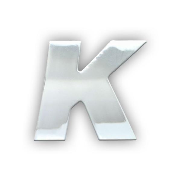 東洋マーク　メタルソリッドエンブレム　アルファベット　K　MS-11