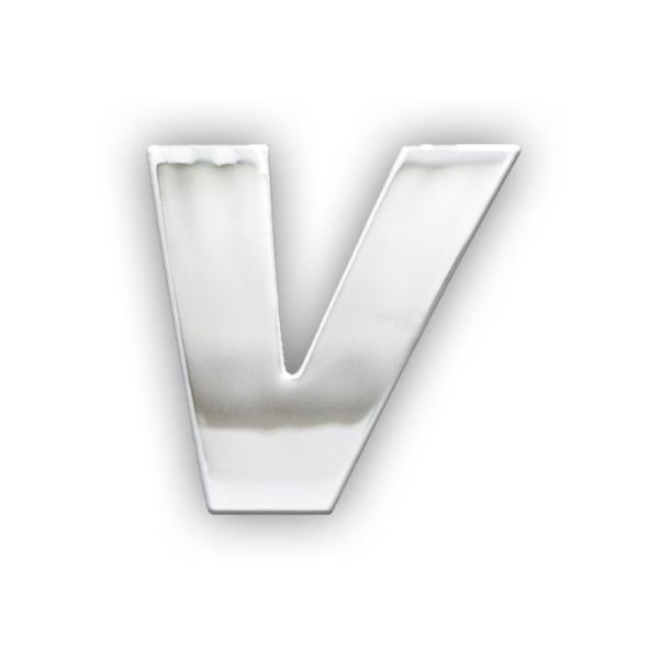 東洋マーク　メタルソリッドエンブレム　アルファベット　V　MS-22