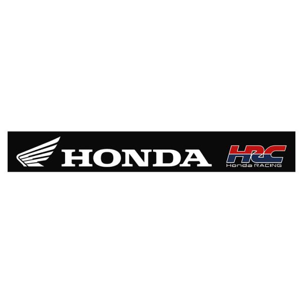 東洋マーク　各種メーカーステッカー　HONDA Wing・HRC 横組み 黒　細　R-1075