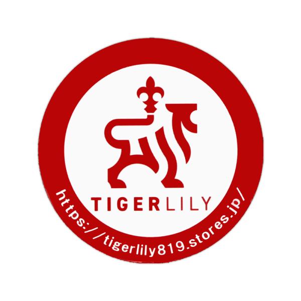 東洋マーク　カスタムシリーズ　TIGER LILY タイガーリリー 丸 赤　R-1118