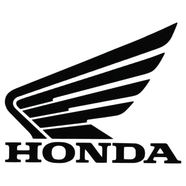東洋マーク　各種メーカーステッカー　HONDA Wing 大 黒 転写　R-317