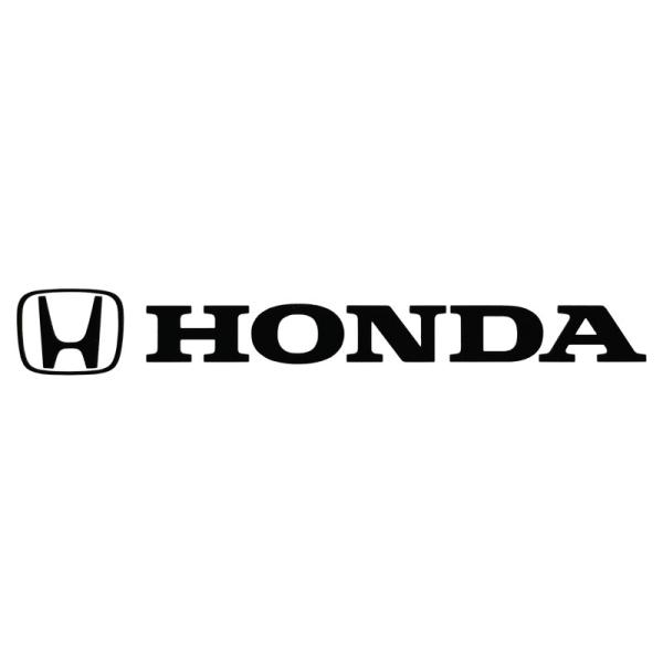 東洋マーク　各種メーカーステッカー　HONDA 大 黒 転写 R-332