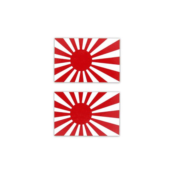 東洋マーク　国旗　ステッカー　旭　2枚入り　Z-3452