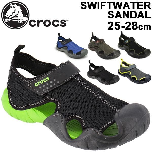 クロックス サンダル メンズ Crocs スウィフトウォーター Swiftwater ウォーターシューズ 水陸両用 クロッグ 男性 紳士靴 25 28cm Apworld 通販 Paypayモール