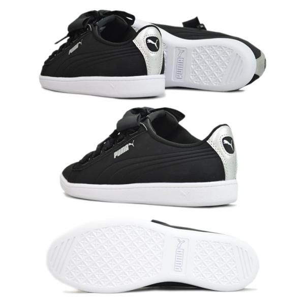 レディースシューズ スニーカー プーマ Puma Puma Vikky Ribbon Vt ビッキー リボン コートタイプ ローカット ひも靴 ホワイト ブラック かわいい 靴 367658 Buyee Buyee 日本の通販商品 オークションの代理入札 代理購入