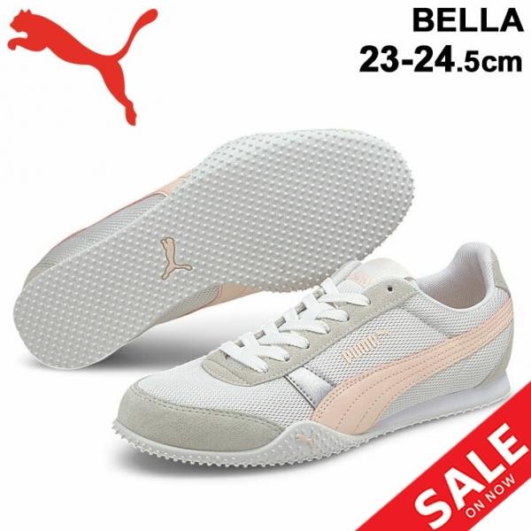 スニーカー レディース シューズ プーマ Puma ベラ 細身 薄底 ローカット スポーティ カジュアル 靴 女性 23 24 5cm ホワイト 白 くつ 3748 Apworld 通販 Paypayモール