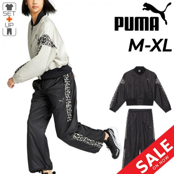 PUMAトレーニングウエア上下Lサイズ レディース PUMA プーマ レディース スポーツウェア 上下セット 522846