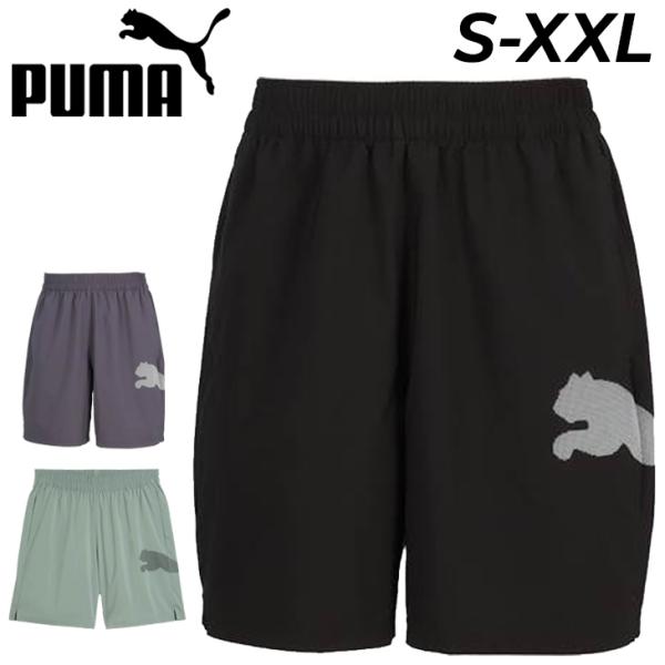 プーマ ショートパンツ メンズ PUMA TAD ESSENTIAL BIG LOGO WOVEN SHORT ハーフパンツ トレーニングウェア 吸水速乾 ドライ ランニング フィットネス /527361