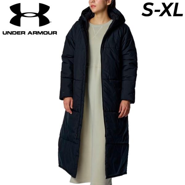 Under Armour ロングコート L/XL ブラック UNDER ARMOUR（アンダーアーマー） 中綿ロングコート レディース UNDER