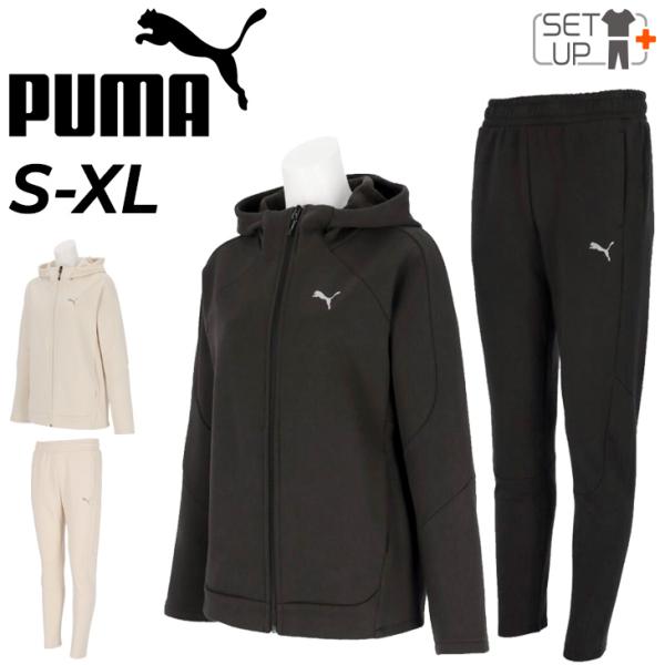 PUMAトレーニングウエア上下Lサイズ レディース PUMA プーマ トレーニングウェア レディース 上下 EVOSTRIPE