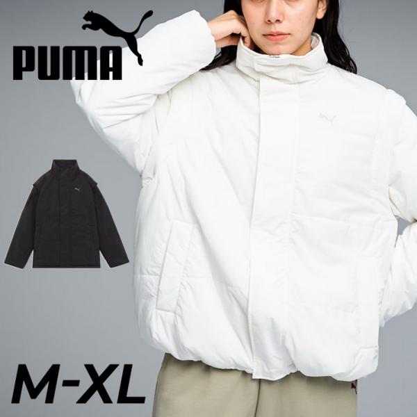 PUMA（プーマ） 中綿ジャケット レディース PUMA 2WAY オータム