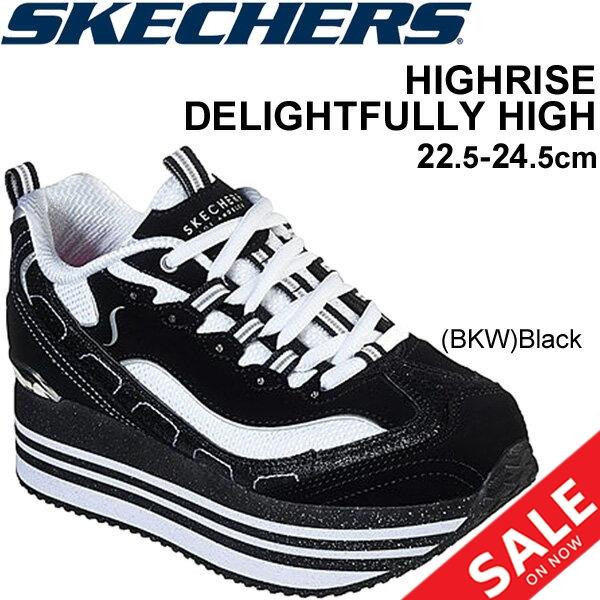 スニーカー 厚底 レディース シューズ スケッチャーズ Skechers ハイライズ ディライトフリーハイ Highrise Delightfully High ローカット Apworld 通販 Paypayモール