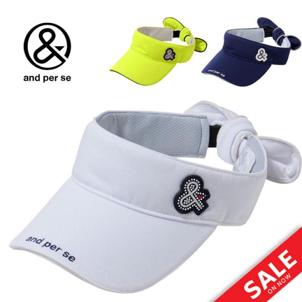 ☆ANEW GOLF☆アニュー　レディースロゴパータンバイザー ☆ANEW GOLF☆アニュー レディースロゴパータンバイザー