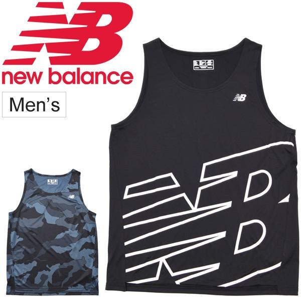 ノースリーブ タンクトップ メンズ ニューバランス newbalance NBRC シングレット/スポーツウェア ランニングシャツ スリーブレス  袖なし 男性/AMT93184