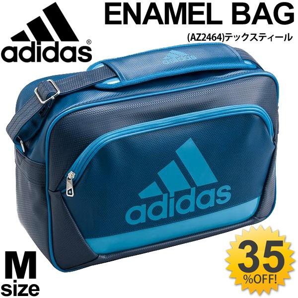 エナメルバッグ Adidas アディダス ラバーエナメル ショルダーバッグ Mサイズ 16l スポーツバッグ 通学 部活 鞄 ジムバッグ 男女兼用 斜めがけ Bip24 Apworld 通販 Paypayモール