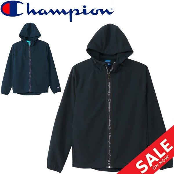 ウィンドブレーカー ジップジャケット アウター メンズ チャンピオン Champion スポーツウェア ウィンドジャケット 防風 撥水 機能ウェア C3 Ssc11 Apworld 通販 Paypayモール