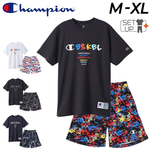 セットアップ ボーラホリック×Champion 黒バスケットパンツ Tシャツ半袖 セットアップ ボーラホリック×Champion 黒バスケットパンツ T