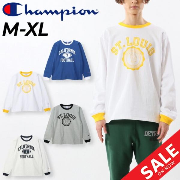 Champion（チャンピオン） 長袖 リンガーTシャツ メンズ リバース 