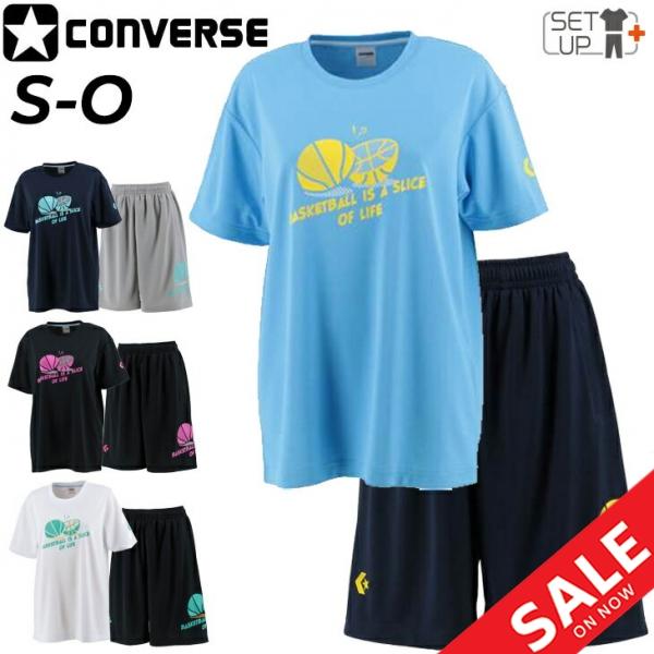 CONVERSE コンバース 半袖Tシャツ ハーフパンツ レディース 上下