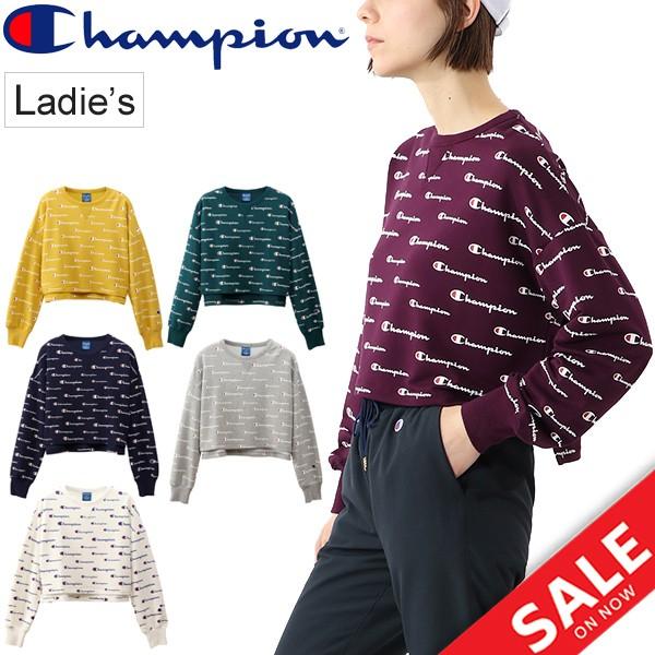 スウェットシャツ 長袖 レディース トレーナー チャンピオン Champion Cw Qs001 Apworld 通販 Paypayモール