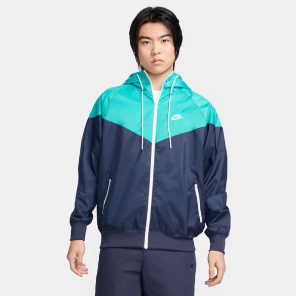 Nike ナイキ　ウィンドランナー　フーディ　ナイロンジャケット黒蛍光イエロー ナイキ NIKE ウインドランナー ナイロンジャケット フルジップ