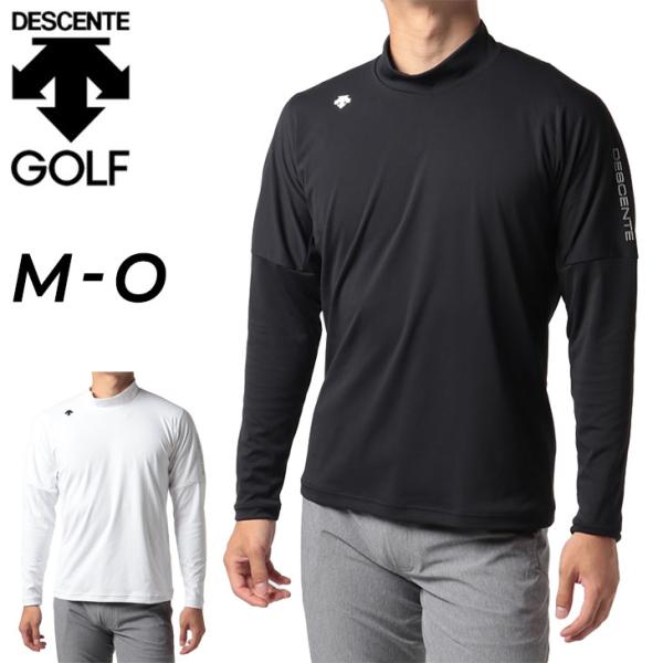 DESCENTE モックネックシャツ 長袖 デサント GOLF/ゴルフウェア DESCENTE モックネックシャツ 長袖 デサント GOLF/ゴルフウェア