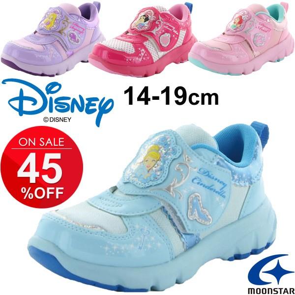 ディズニー キッズシューズ ムーンスター Disney ディズニープリンセス アリエル シンデレラ ラプンツェル 白雪姫 女の子 女児 子供靴 14cm 19cm Dn C1179 Apworld 通販 Paypayモール