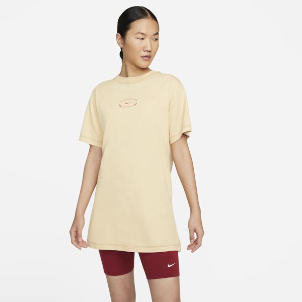 NIKE 半袖　トレーナー生地　ワンピース、 ドライフット　フォーキングウェア NIKE（ナイキ） Tシャツ ワンピース 半袖 レディース/NIKE スポーツ