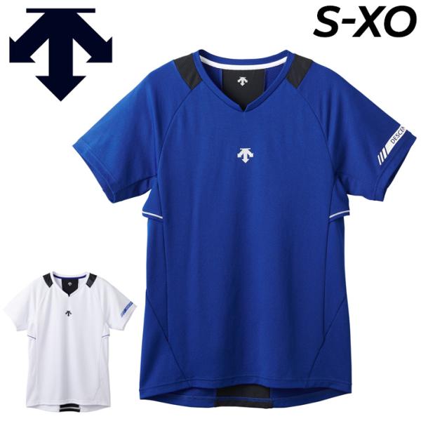 シャツ デサント 半袖 バレーボールシャツ メンズ DESCENTE
