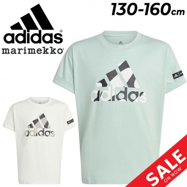 新品未使用marimekko 半袖Tシャツ adidas（アディダス） キッズ 半袖 Tシャツ マリメッコ 女の子 140