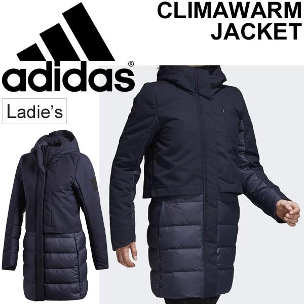 ダウンジャケット レディース アウター アディダス Adidas クライマウォーム 防寒着 ウィンター 女性用 ミドル丈 コート W Climawarm Jacket Eub92 Apworld 通販 Paypayモール