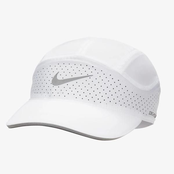 ナイキ スポーツキャップ 帽子 メンズ レディース NIKE Dri-FIT ADV フライアンストラクチャード リフレクティブ 白 ホワイト ランニング マラソン /FB5681-100