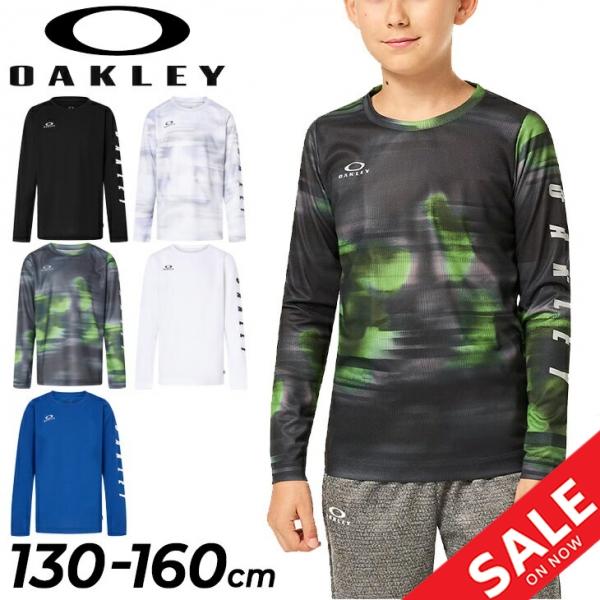 USA製 オークリー SOFT WARE EARTH 地球プリント 長袖 ロンT OAKLEY オークリー 長袖Tシャツ キッズ ジュニア キッズウェア