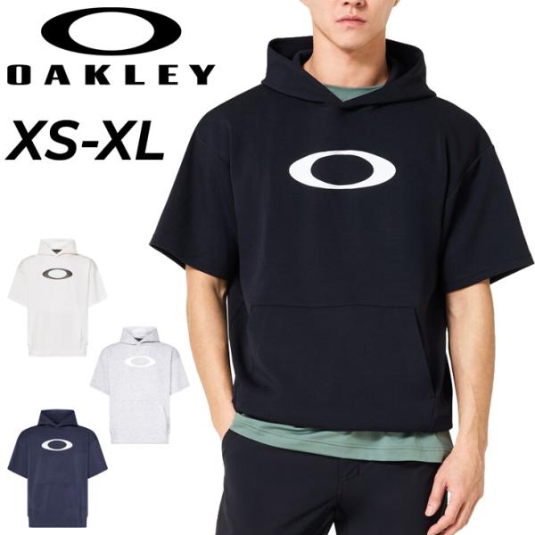 OAKLEY（オークリー） スウェット パーカー 半袖 メンズ プルオーバー