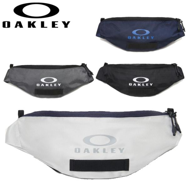 90's 00's OAKLEY ボディバッグ ウエストポーチ メタルロゴ ブランド古着】ボディバッグ（ボディバッグ/ウエストポーチ