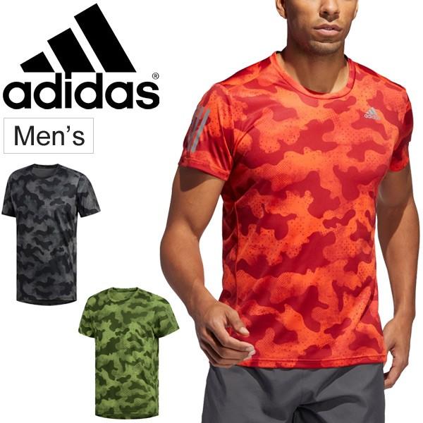 Tシャツ 半袖 ランニングシャツ メンズ アディダス Adidas オウン ザ ラン カモtシャツ M スポーツウェア カモ柄 迷彩 クルーネック Ftz24 Apworld 通販 Paypayモール