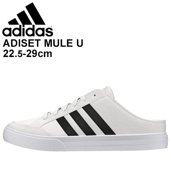 スニーカーサンダル メンズ レディース シューズ アディダス Adidas アディセットミュール Adiset Mule U キャンバス コートスタイル カジュアル Ldg23 Fx4849 Apworld 通販 Paypayモール