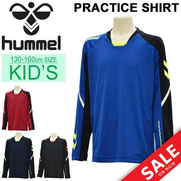 キッズ プラクティスシャツ 長袖 裏起毛 ジュニア 男の子 女の子 子ども用 Hummel ヒュンメル 子供服 130 160cm スポーツウェア サッカー フットサル Hjp7113 Apworld 通販 Paypayモール