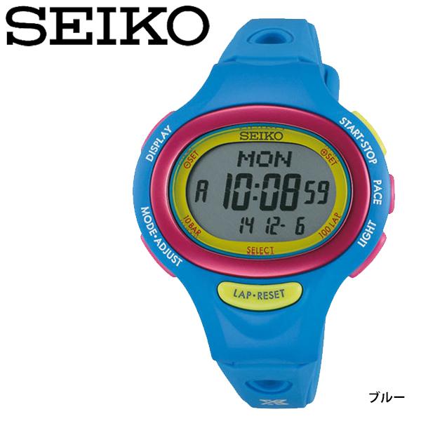 ランニングウォッチ メンズ レディース 腕時計 Seiko セイコー スーパーランナーズ スモール ブルー スポーツウォッチ Hsc Stbf023 取寄 Apworld 通販 Paypayモール