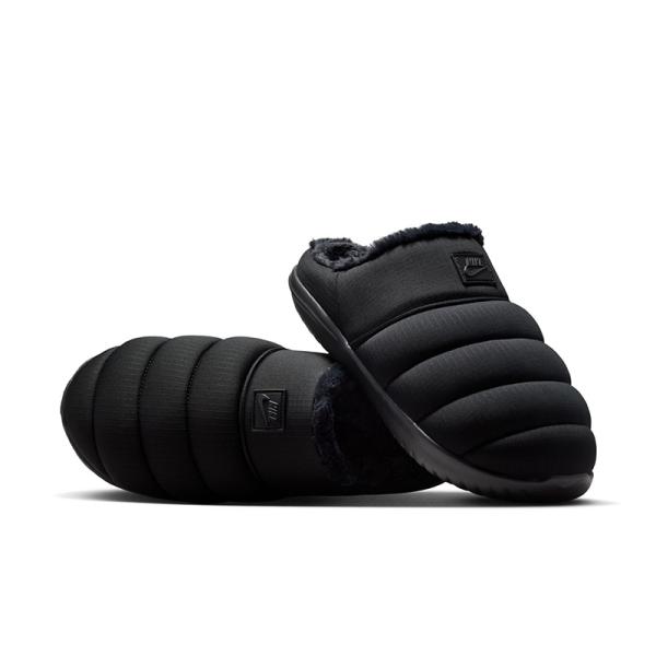 ナイキ クロッグサンダル メンズ シューズ 24-29cm スリッパ NIKE バロウ SE スリッポン 裏フリース あったか 保温 サボサンダル 黒 ブラック /HV8561-002