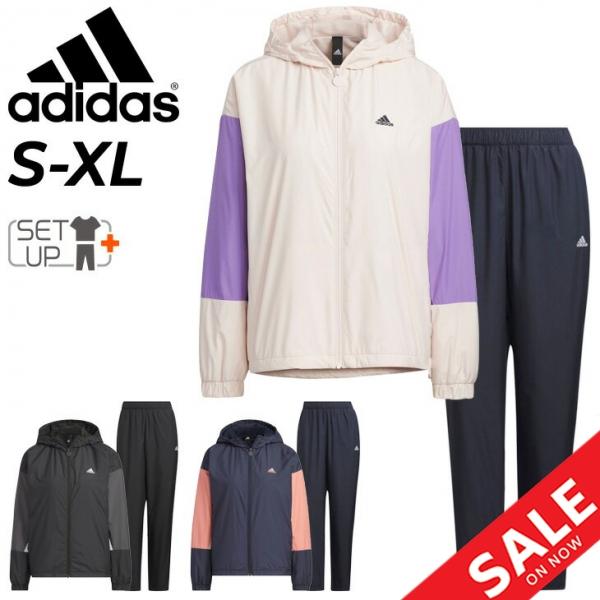 adidas アディダス ウィンドブレーカー レディース 上下 ルーズ adidas アディダス ウィンドブレーカー レディース 上下 ルーズ