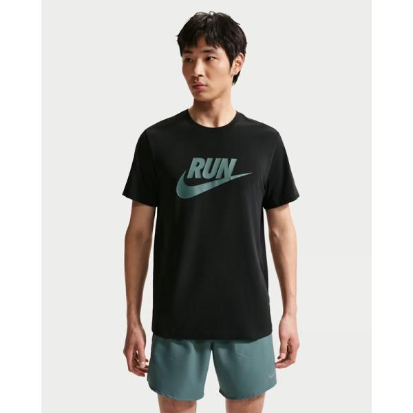 NIKE（ナイキ） 半袖 Tシャツ メンズ NIKE Dri-FIT ラン スウッシュ S